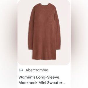 The A&F Mock Turtleneck Sweater Dress